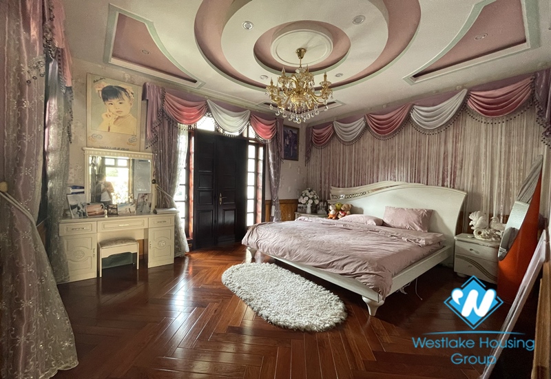 Corner 5 beds house for rent in Ciputra, Tay Ho